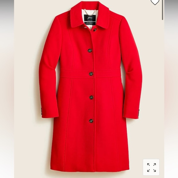 J. Crew Jackets & Blazers - J.Crew Classic lady day coat in Italian double-cloth wool Thinsulate size 6